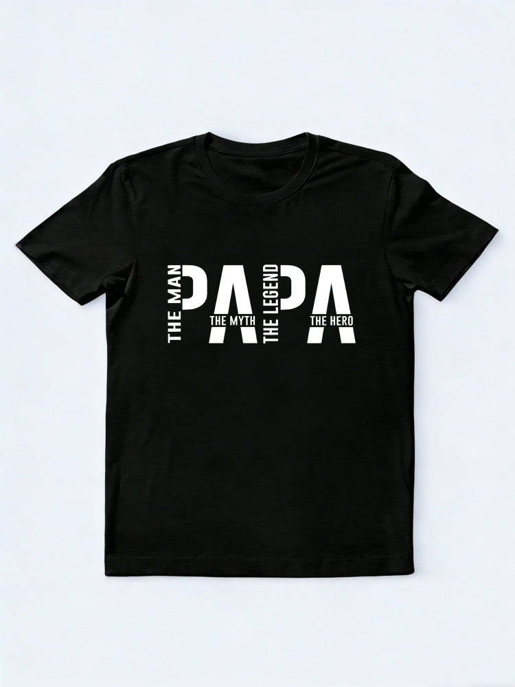 The Man The Myth The Legend The Hero Papa Father's Day Gift T-Shirt