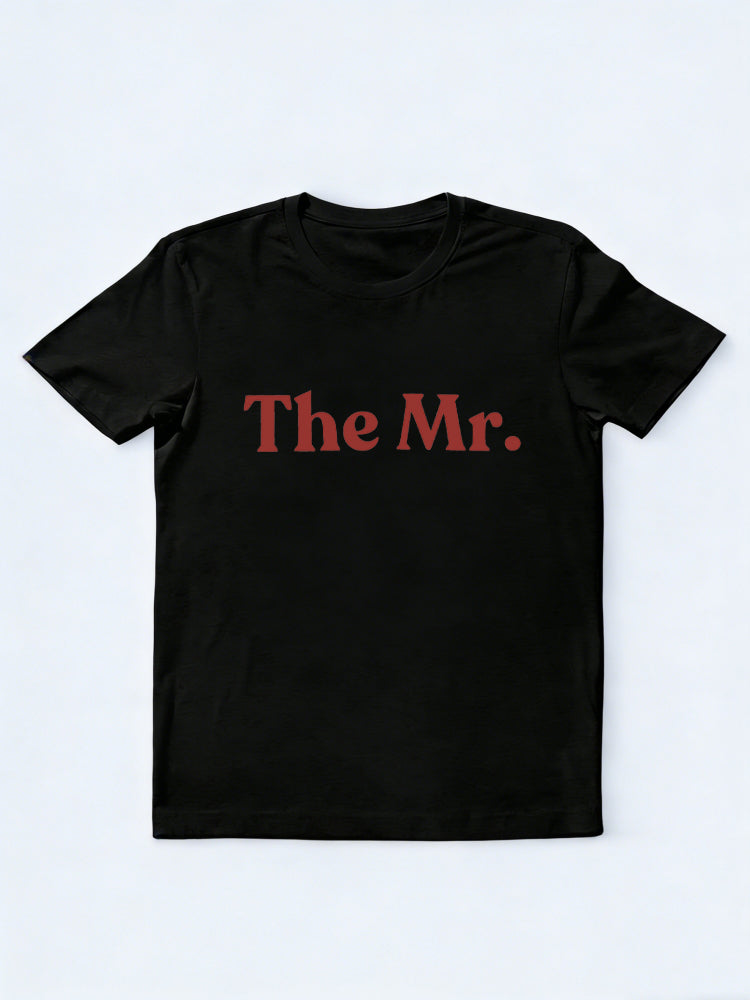 The Mr/ Mrs Wedding Anniversary Gift T-shirt