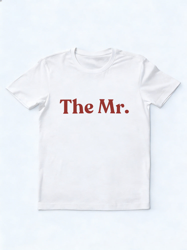 The Mr/ Mrs Wedding Anniversary Gift T-shirt
