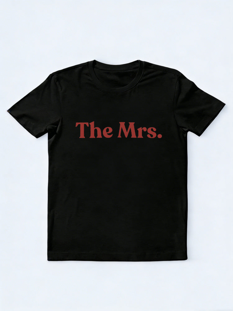 The Mr/ Mrs Wedding Anniversary Gift T-shirt