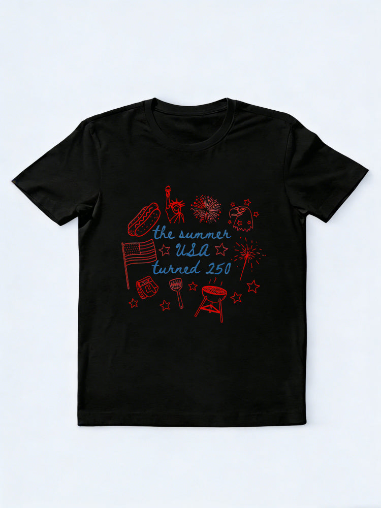 The Summer USA Turned 250 Years 4th of July Shirt