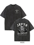 The Ultimate Dead Lifter Christ/ Prayer Gift Washed T-shirt