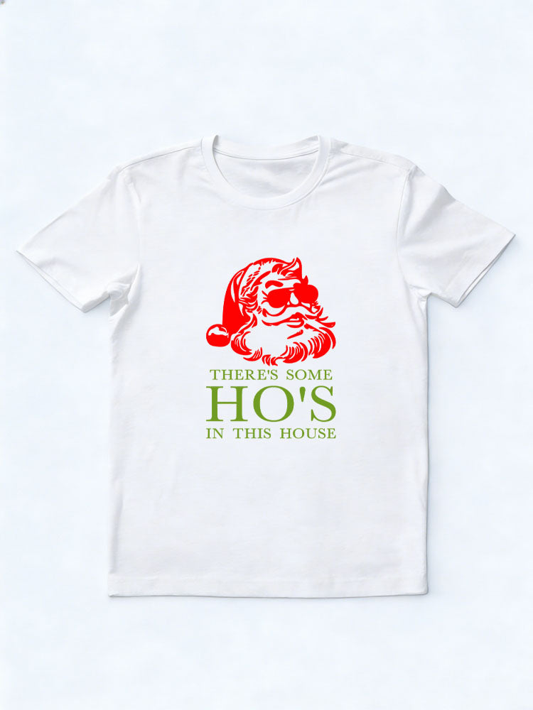 There's Some Ho's In The House Merry Christmas Vibe T-shirt