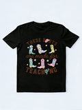These Boots Are Made Teaching Back to School T-shirt