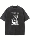 This Is Bullshit Halloween Spooky Season Vibe Washed T-shirt