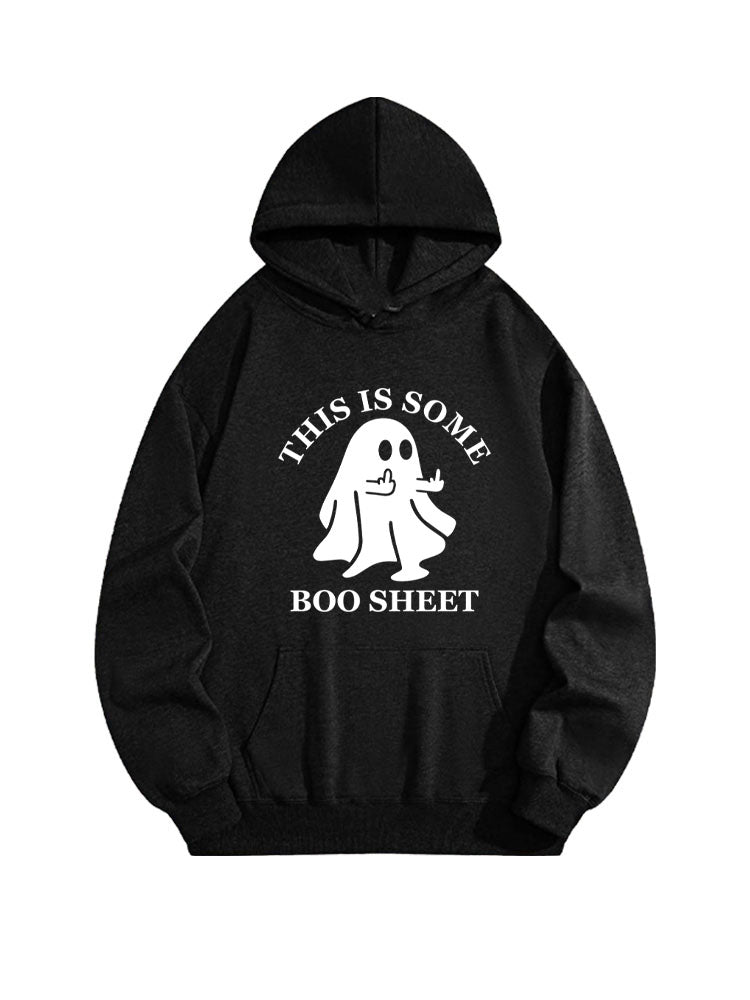 This Is Some Boo Sheet Spooky Season Halloween Vibe Hoodie