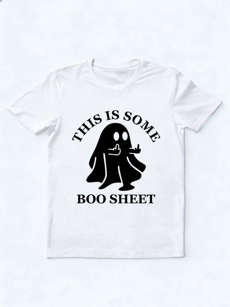This Is Some Boo Sheet Spooky Season Halloween Vibe T-shirt