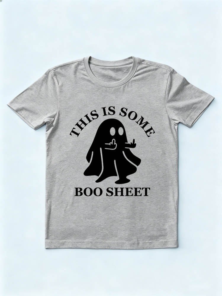 This Is Some Boo Sheet Spooky Season Halloween Vibe T-shirt