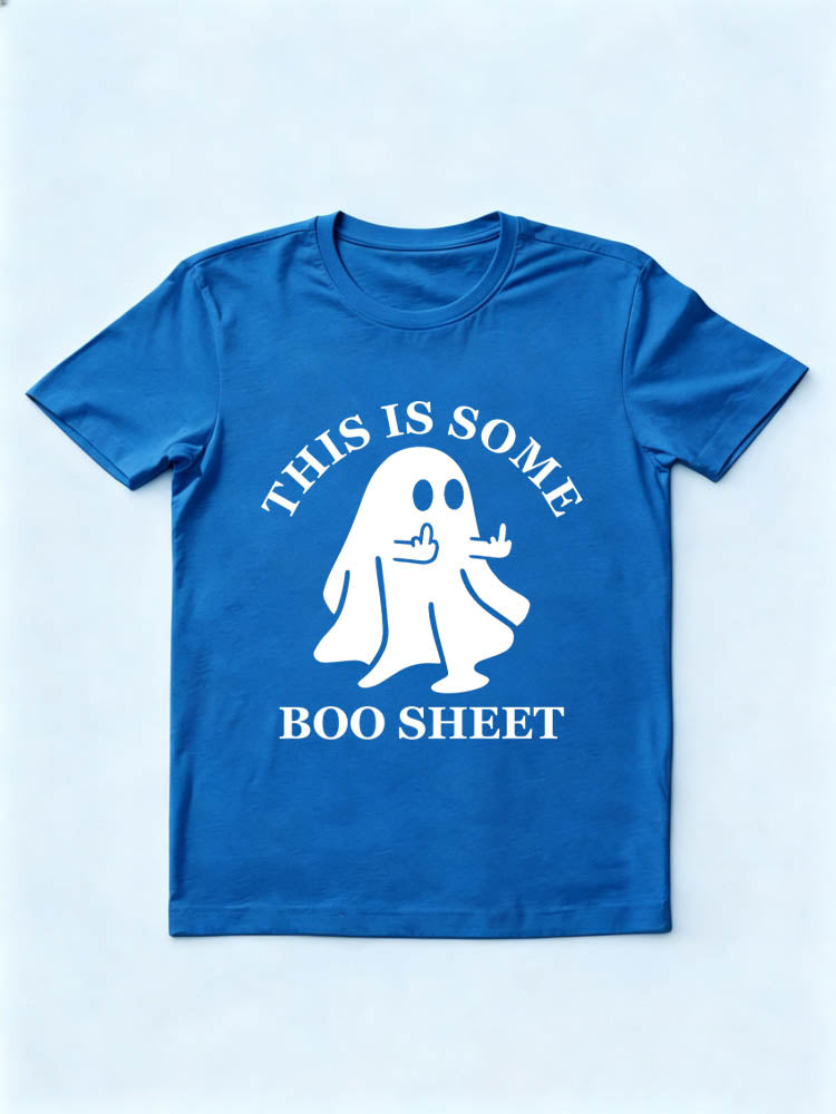 This Is Some Boo Sheet Spooky Season Halloween Vibe T-shirt