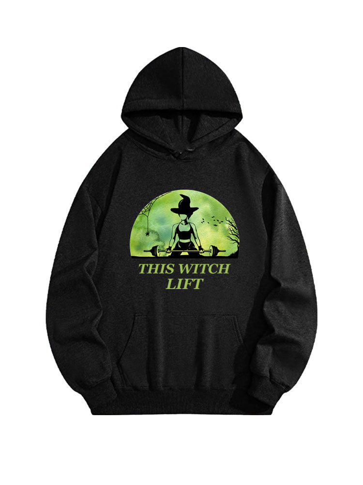 This Witch Lift Spooky Season Halloween Vibe Hoodie