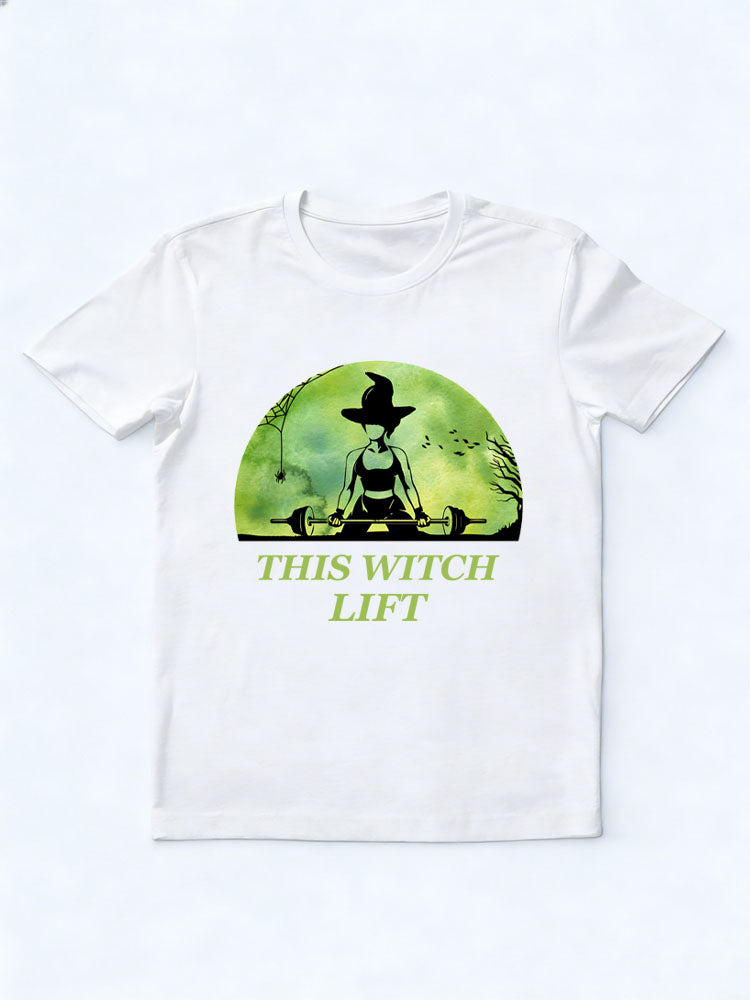 This Witch Lift Spooky Season Halloween Vibe T-shirt