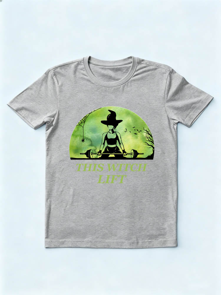 This Witch Lift Spooky Season Halloween Vibe T-shirt
