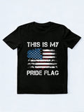 This is My Pride Flag 4th of July Gift T-shirt