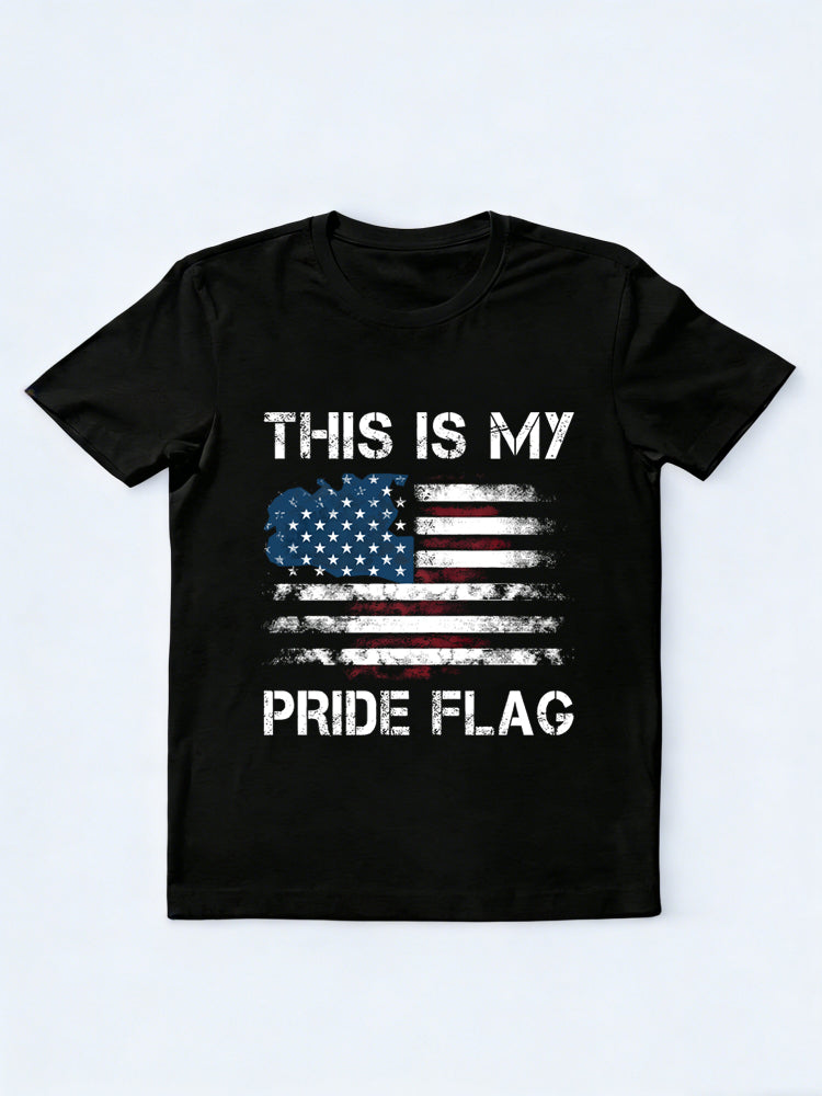 This is My Pride Flag 4th of July Gift T-shirt