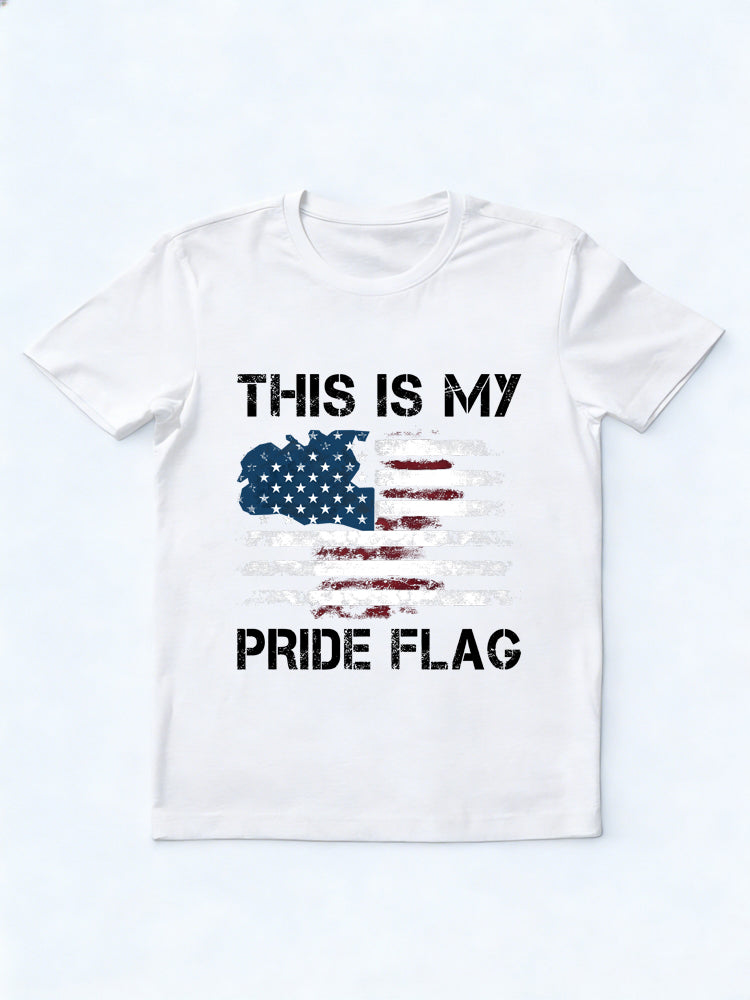 This is My Pride Flag 4th of July Gift T-shirt