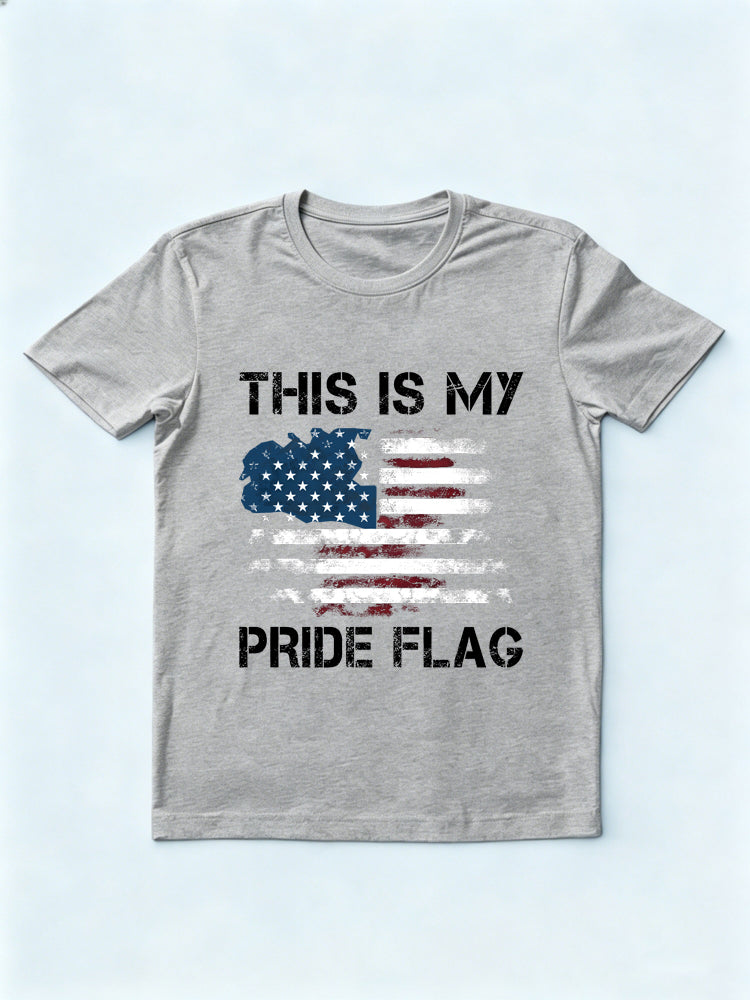 This is My Pride Flag 4th of July Gift T-shirt