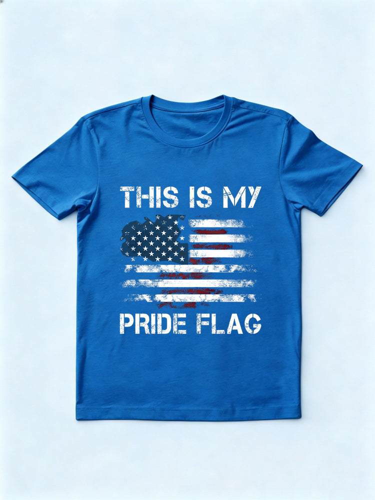 This is My Pride Flag 4th of July Gift T-shirt