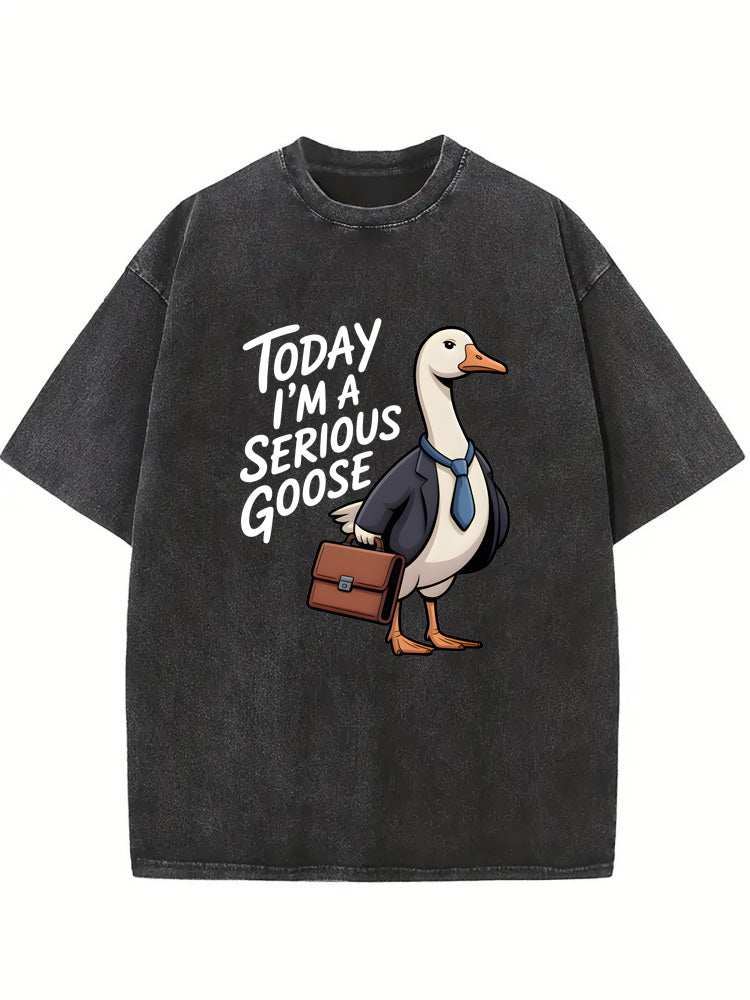 Today I'm A Serious Teacher Back To School Gift Washed T-shirt