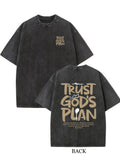 Trust God's Plan Christ/ Prayer Gift Washed T-shirt