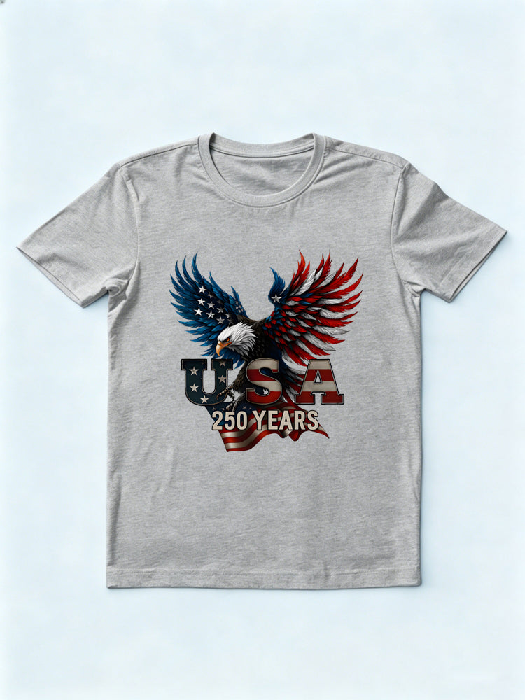 USA 250 Years Majestic Eagle Gift T-shirt