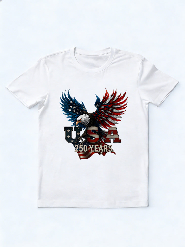 USA 250 Years Majestic Eagle Gift T-shirt