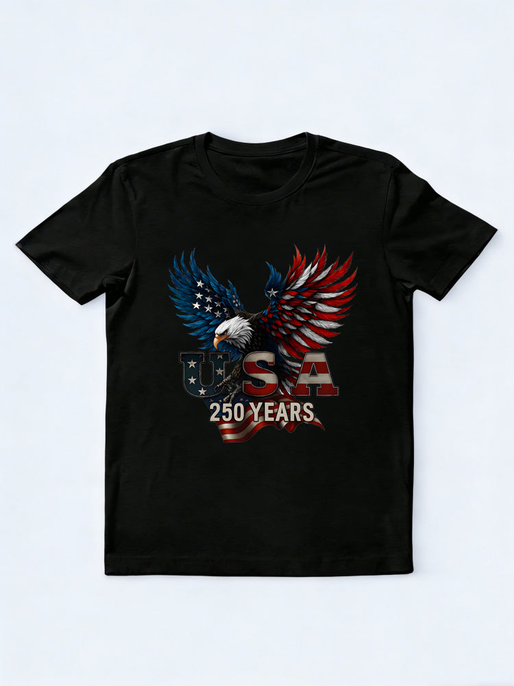 USA 250 Years Majestic Eagle Gift T-shirt