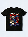 USA 250 Years Route 66 100 Years Gift T-shirt