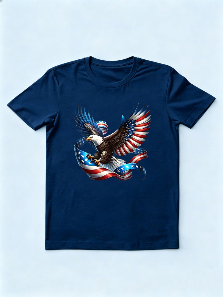 USA Flag Eagle 4th of July T-shirt