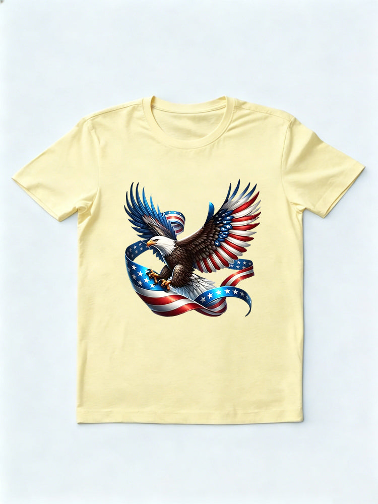 USA Flag Eagle 4th of July T-shirt