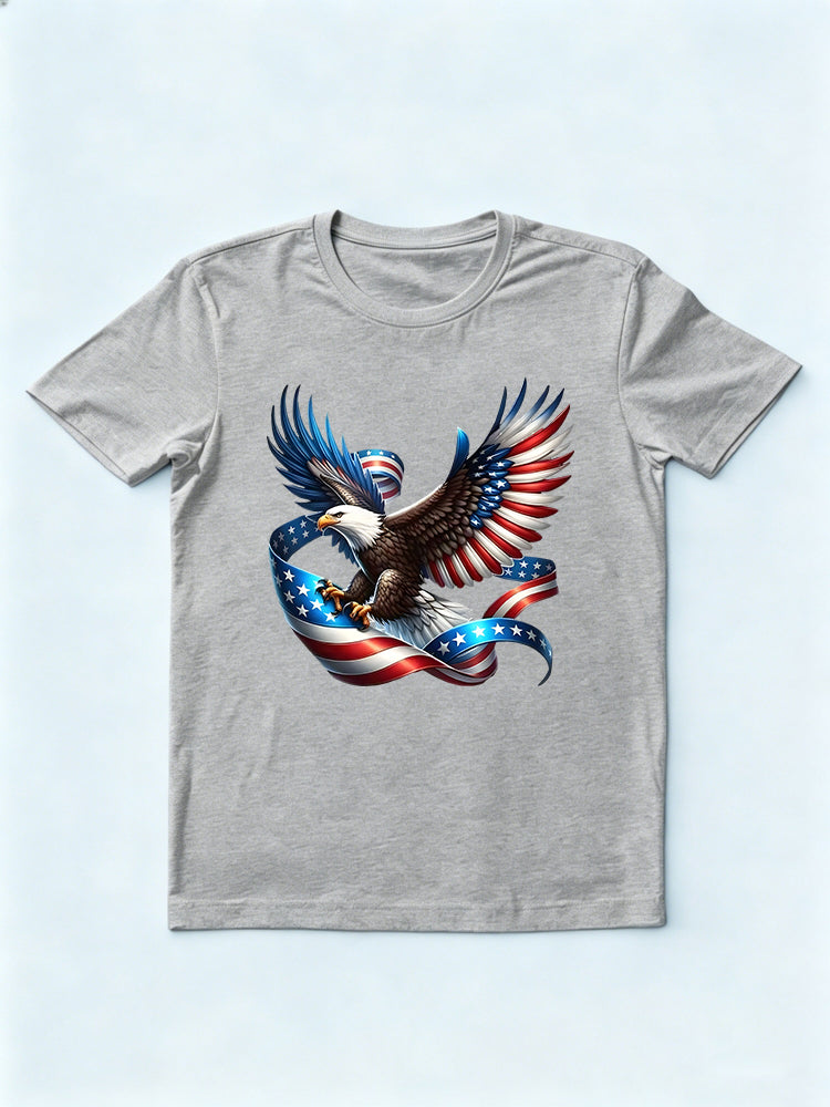 USA Flag Eagle 4th of July T-shirt