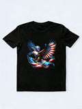 USA Flag Eagle 4th of July T-shirt