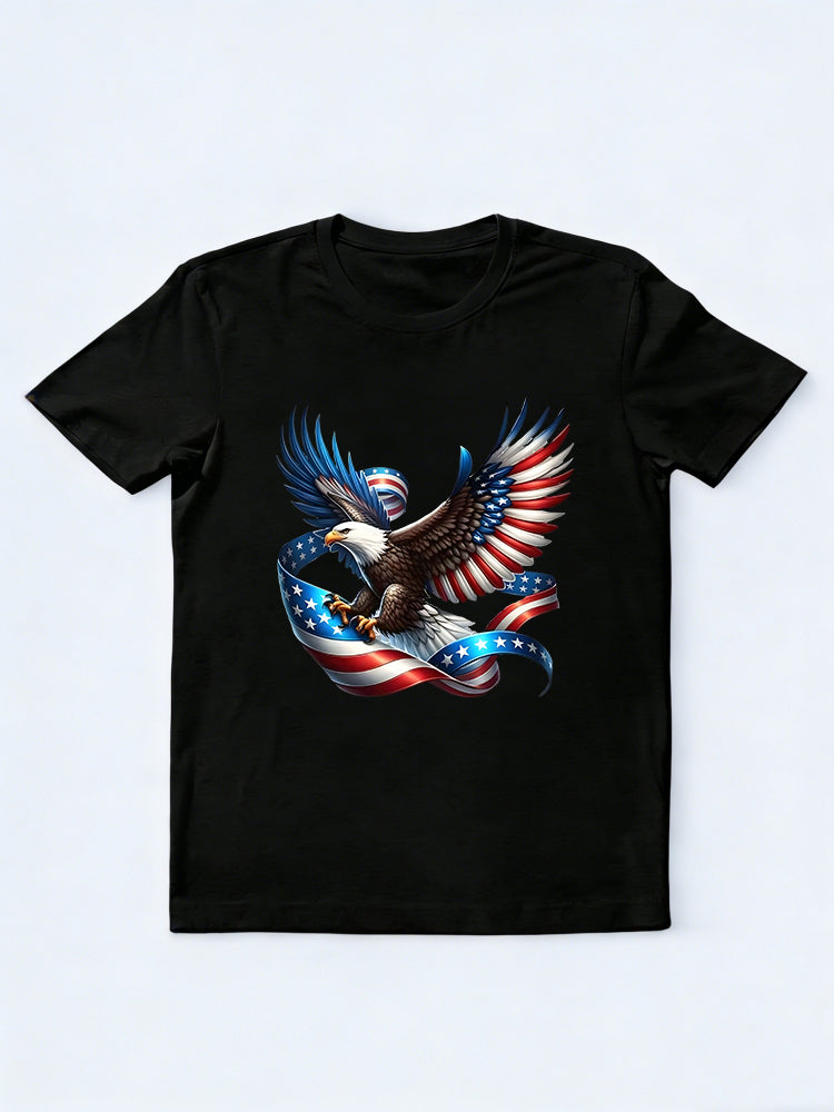 USA Flag Eagle 4th of July T-shirt