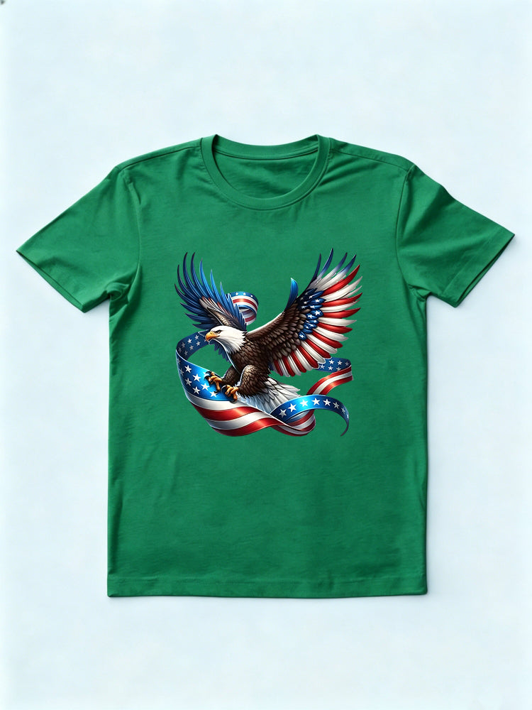 USA Flag Eagle 4th of July T-shirt