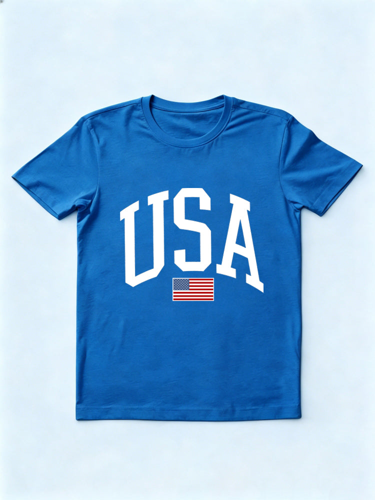 USA Flag Patriotic Independence Day 4th of July Gift T-shirt