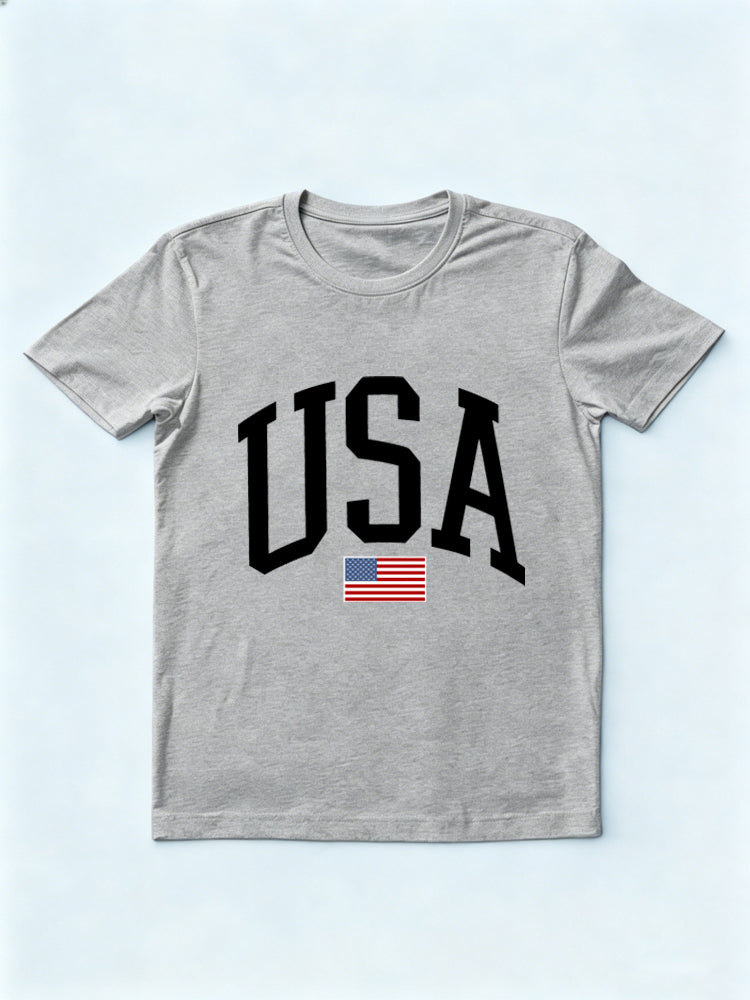 USA Flag Patriotic Independence Day 4th of July Gift T-shirt
