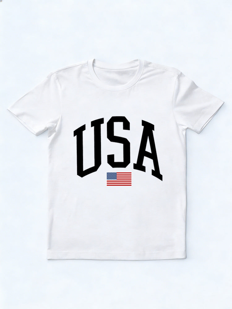 USA Flag Patriotic Independence Day 4th of July Gift T-shirt