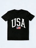 USA Flag Patriotic Independence Day 4th of July Gift T-shirt