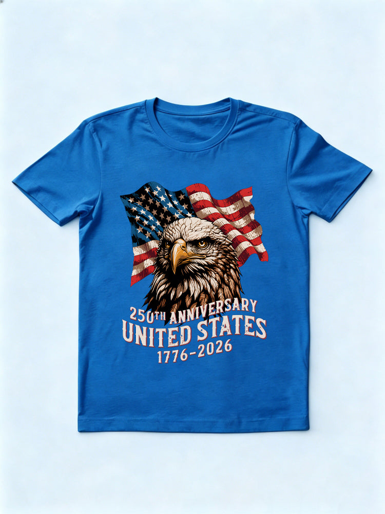 Vintage 1776~2026 USA 250th Anniversary 4th of July Gift T-shirt