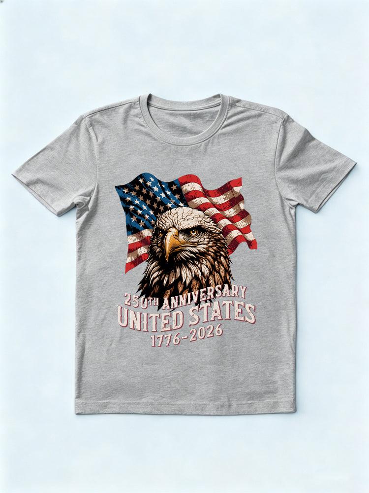 Vintage 1776~2026 USA 250th Anniversary 4th of July Gift T-shirt