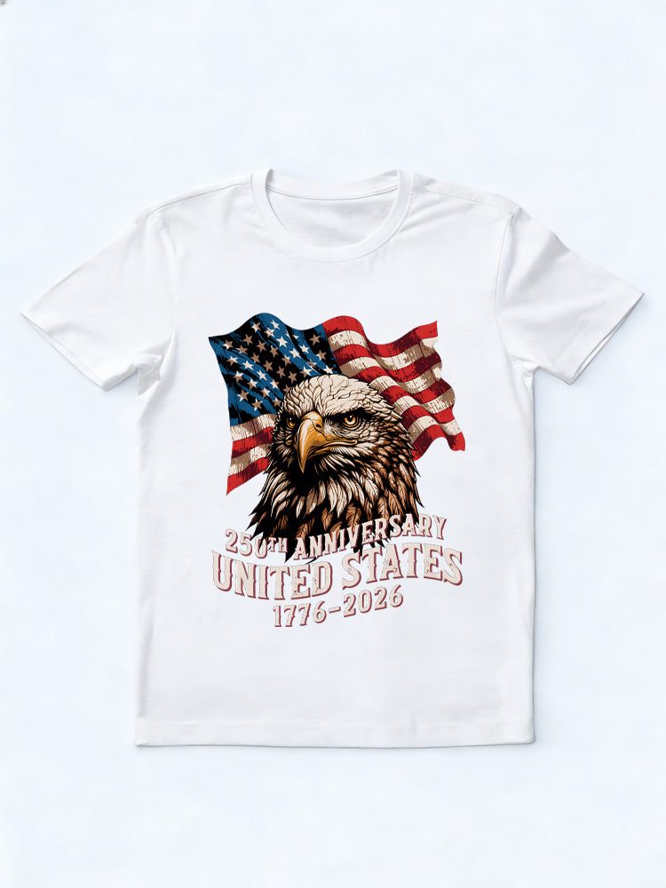 Vintage 1776~2026 USA 250th Anniversary 4th of July Gift T-shirt