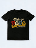 Vintage 1975 Birthday Retro Guitar Birthday Gift T-shirt