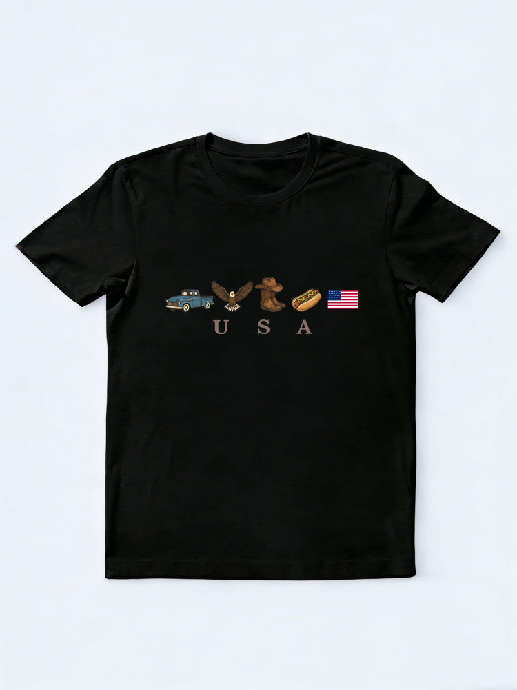 Vintage Patriotic USA 4th of July T-shirt