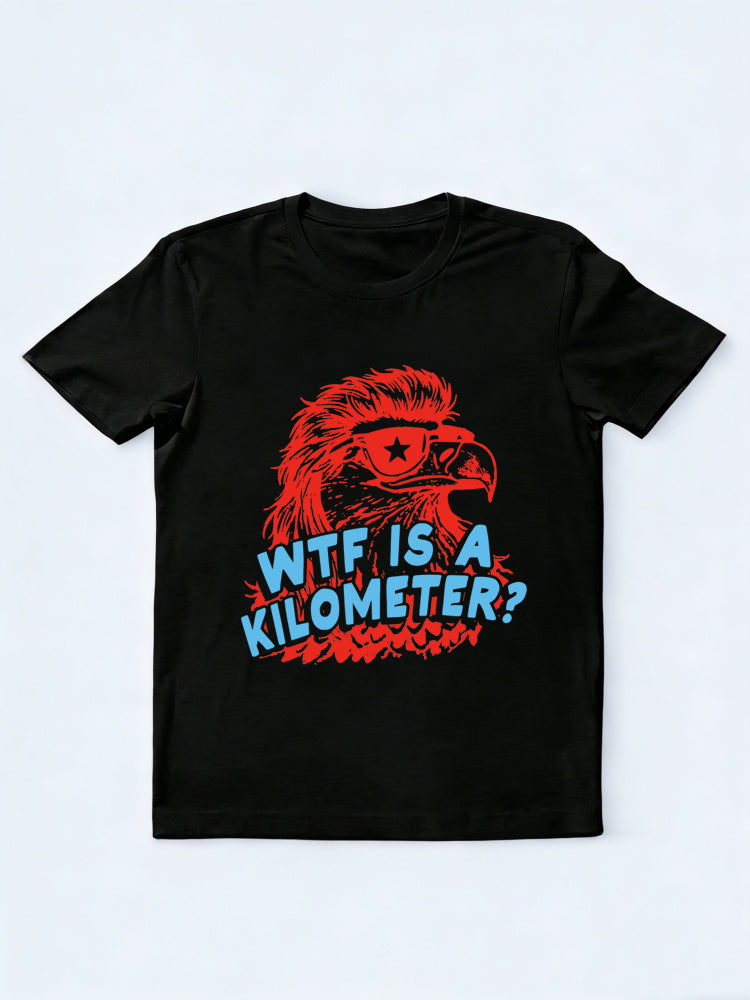 WTF is a Kilometer 4th of July Gift T Shirt