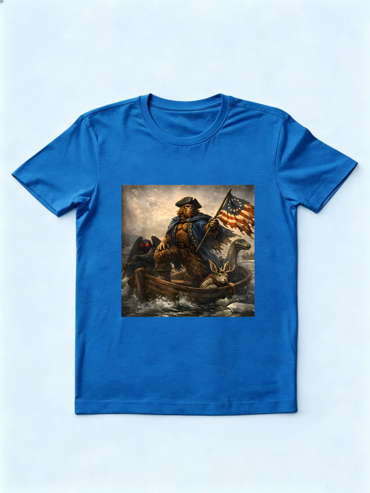 Washington Crossing Delaware 4th of July Gift T-Shirt