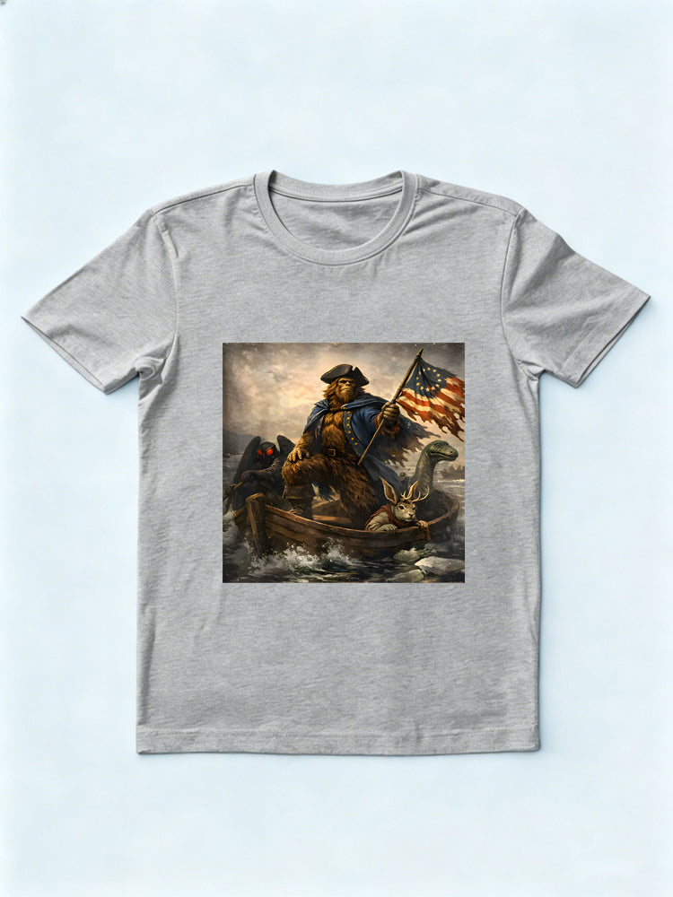 Washington Crossing Delaware 4th of July Gift T-Shirt