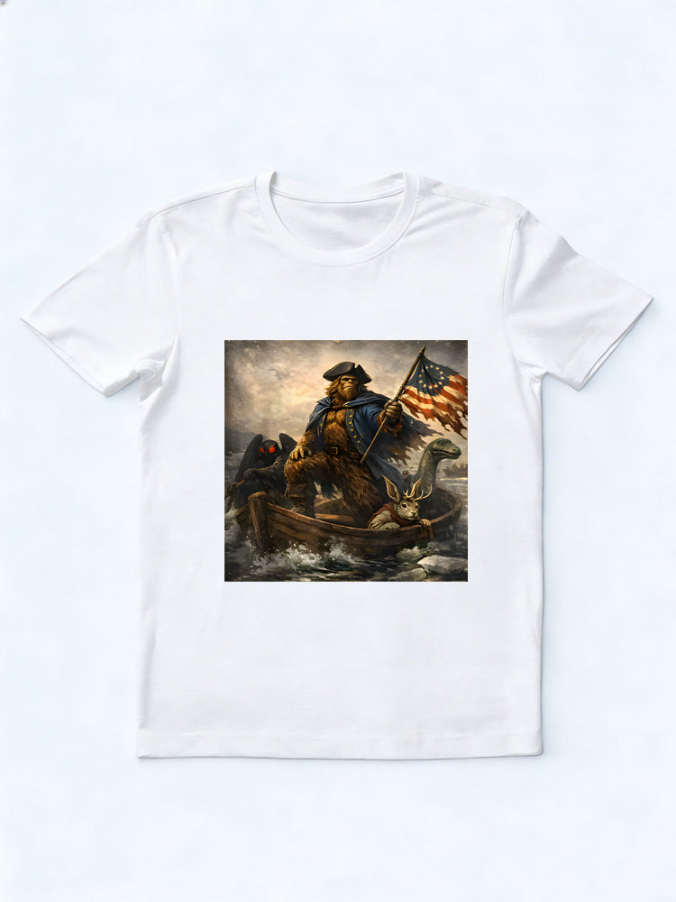 Washington Crossing Delaware 4th of July Gift T-Shirt