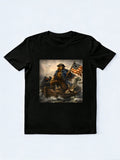Washington Crossing Delaware 4th of July Gift T-Shirt