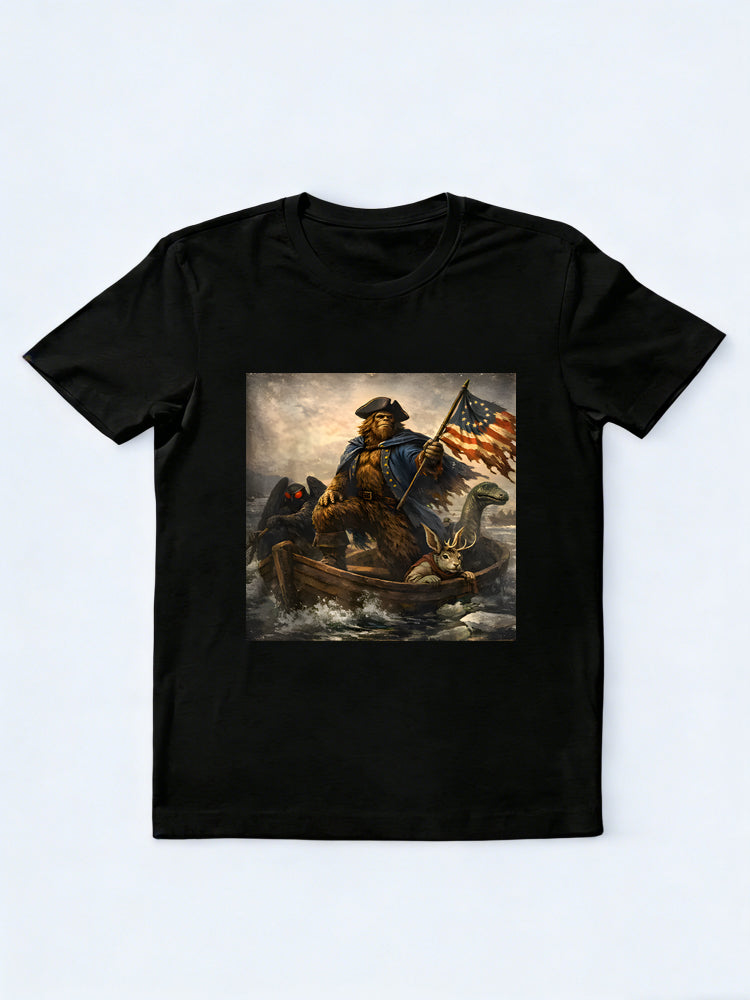 Washington Crossing Delaware 4th of July Gift T-Shirt