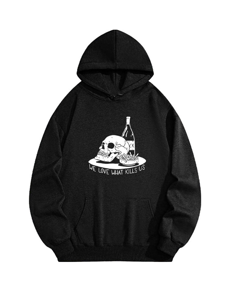 We Love What Kills Us Halloween Spooky Season Vibe Hoodie