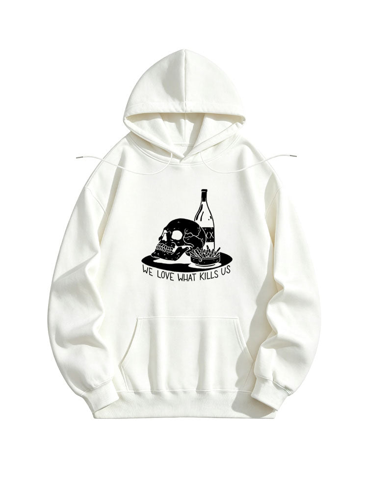 We Love What Kills Us Halloween Spooky Season Vibe Hoodie